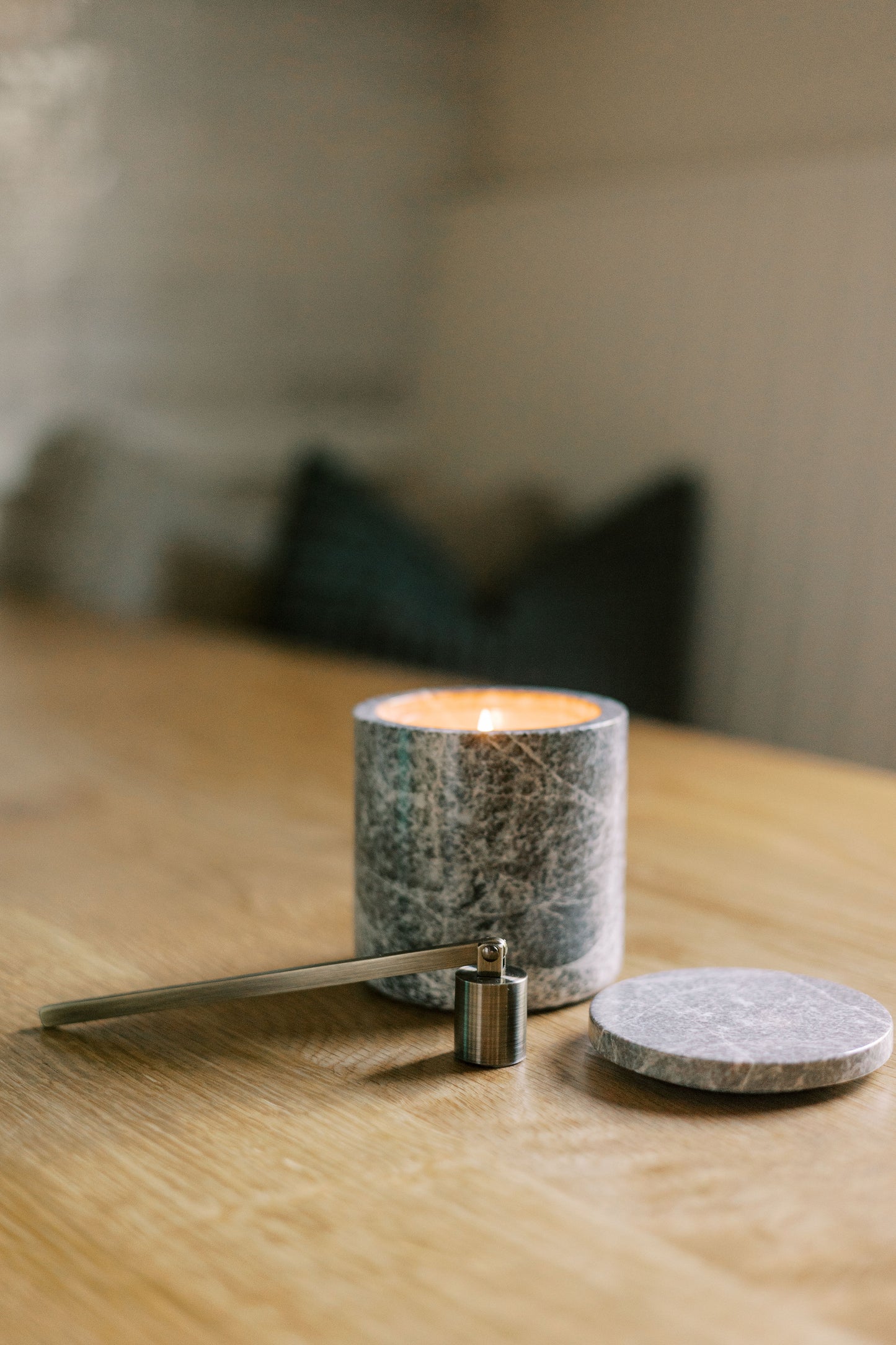 The Refillable Luxe Jar + Candle Set