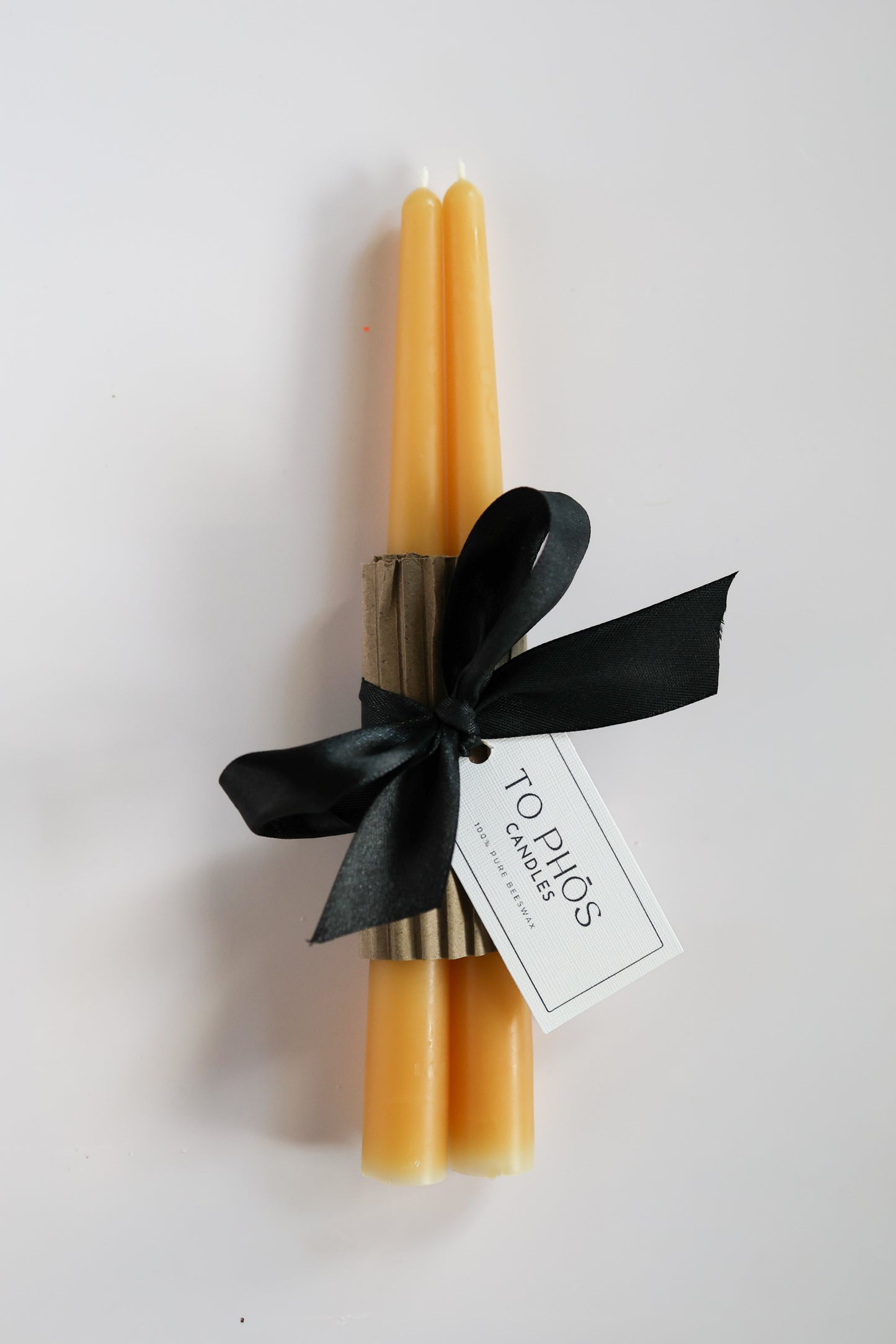 10” Beeswax Taper Candles