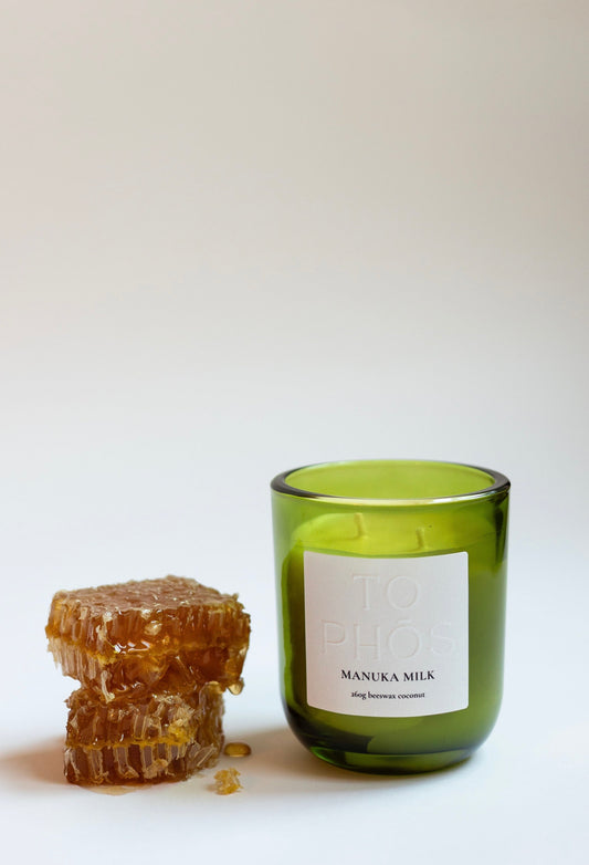 Manuka Milk Beeswax Candle