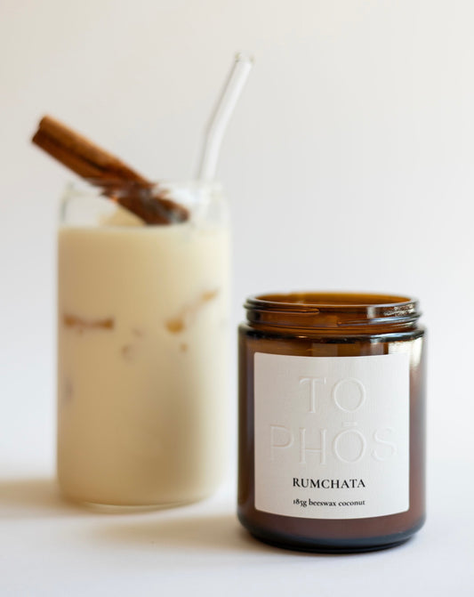 Rumchata Beeswax Candle