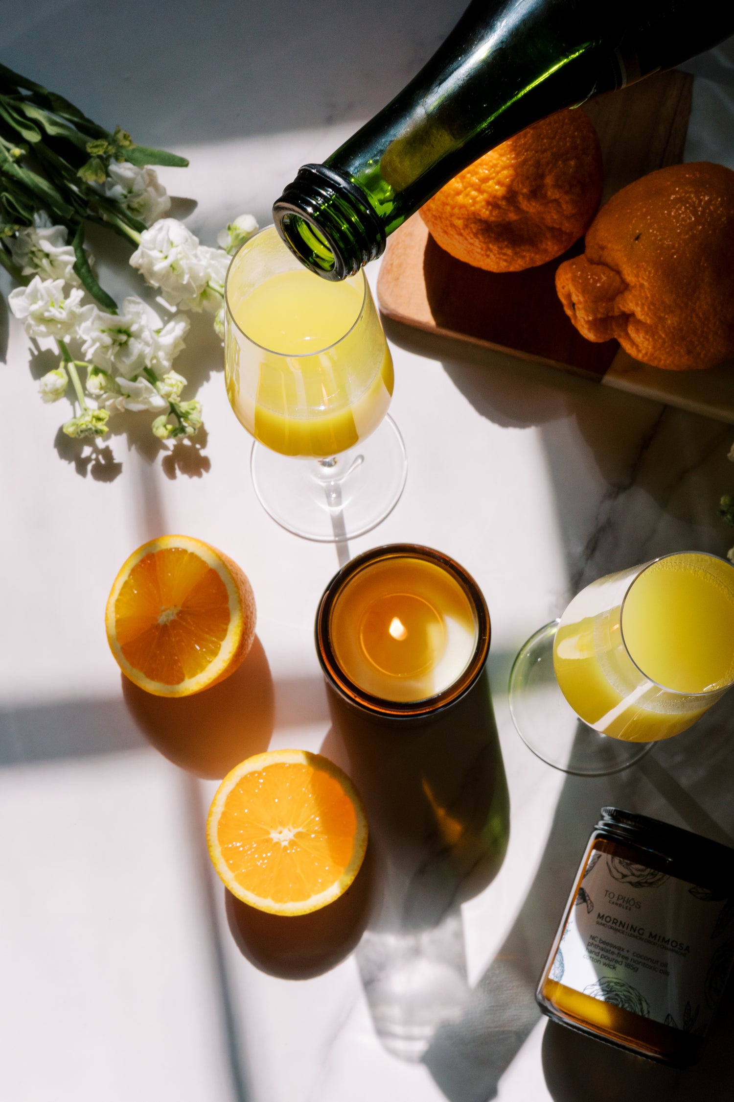 Spring Beeswax Candles