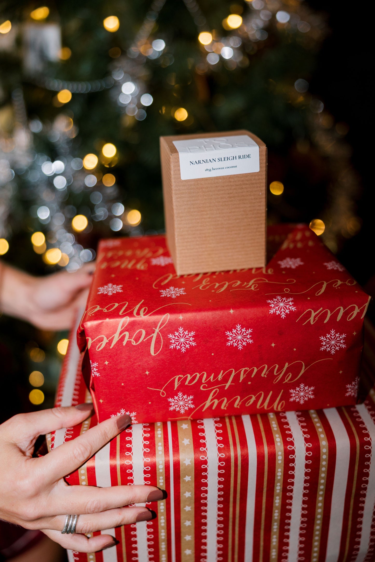 Narnian Sleigh Ride Beeswax Candle