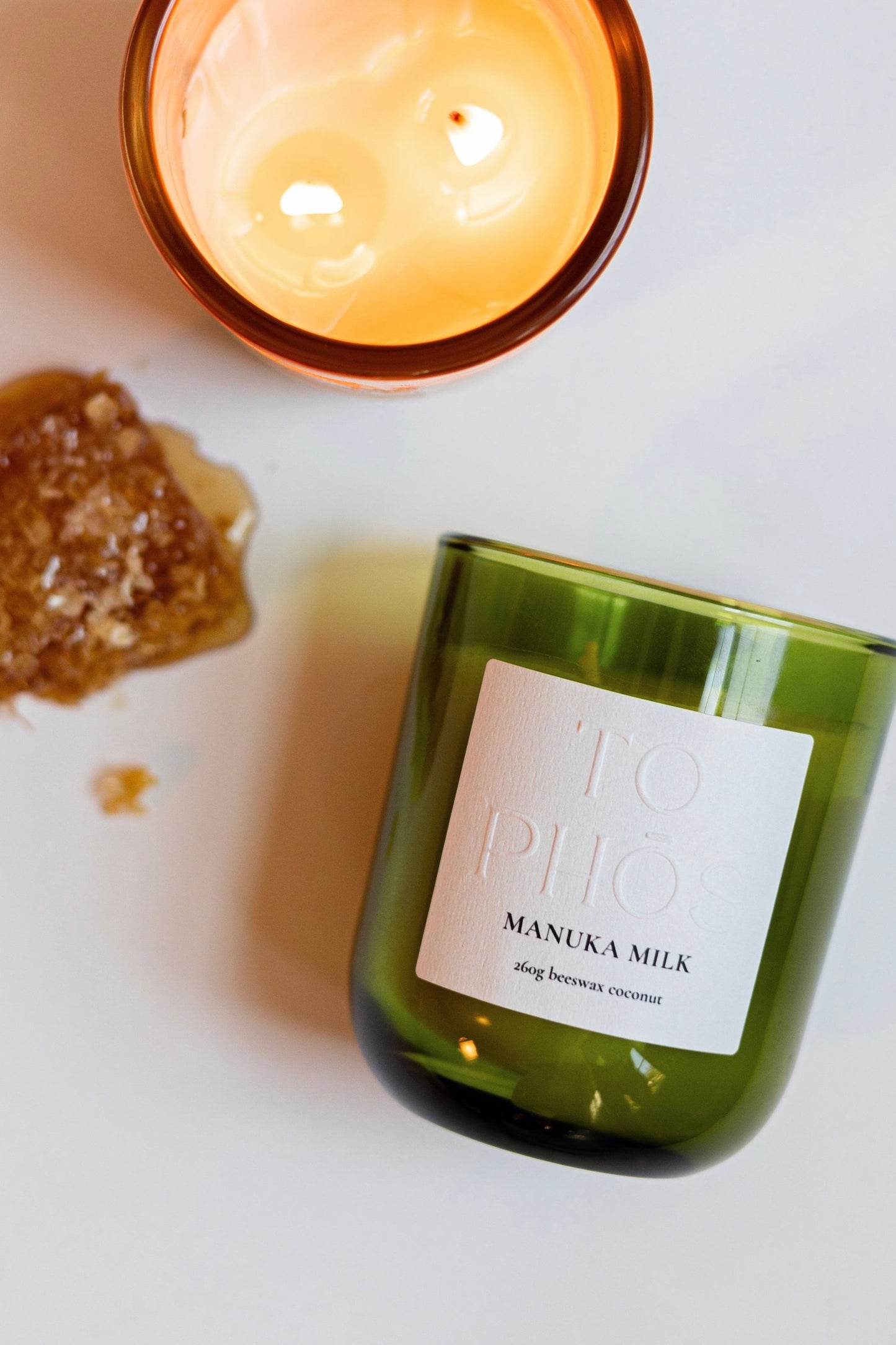 Manuka Milk Beeswax Candle