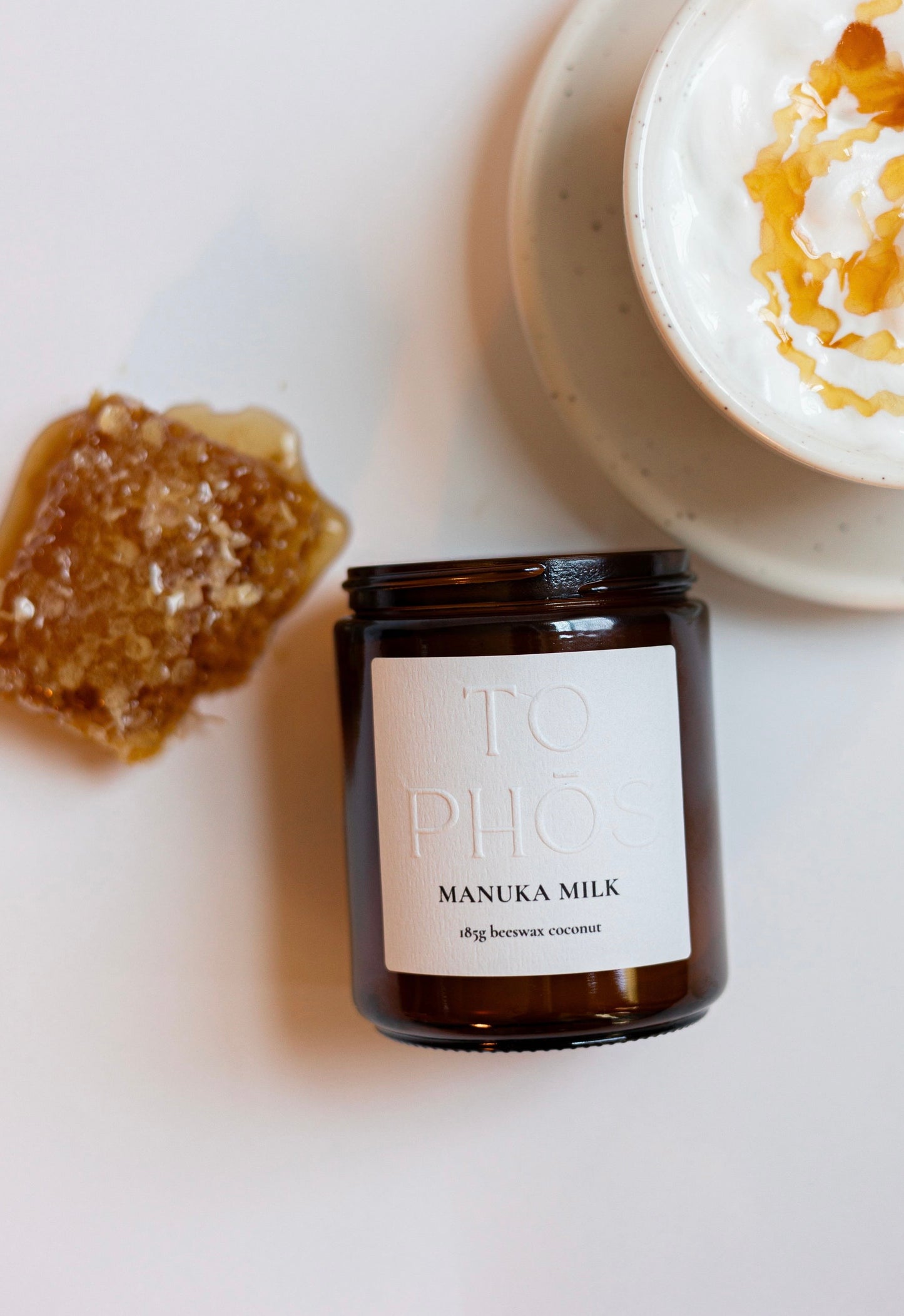Manuka Milk Beeswax Candle