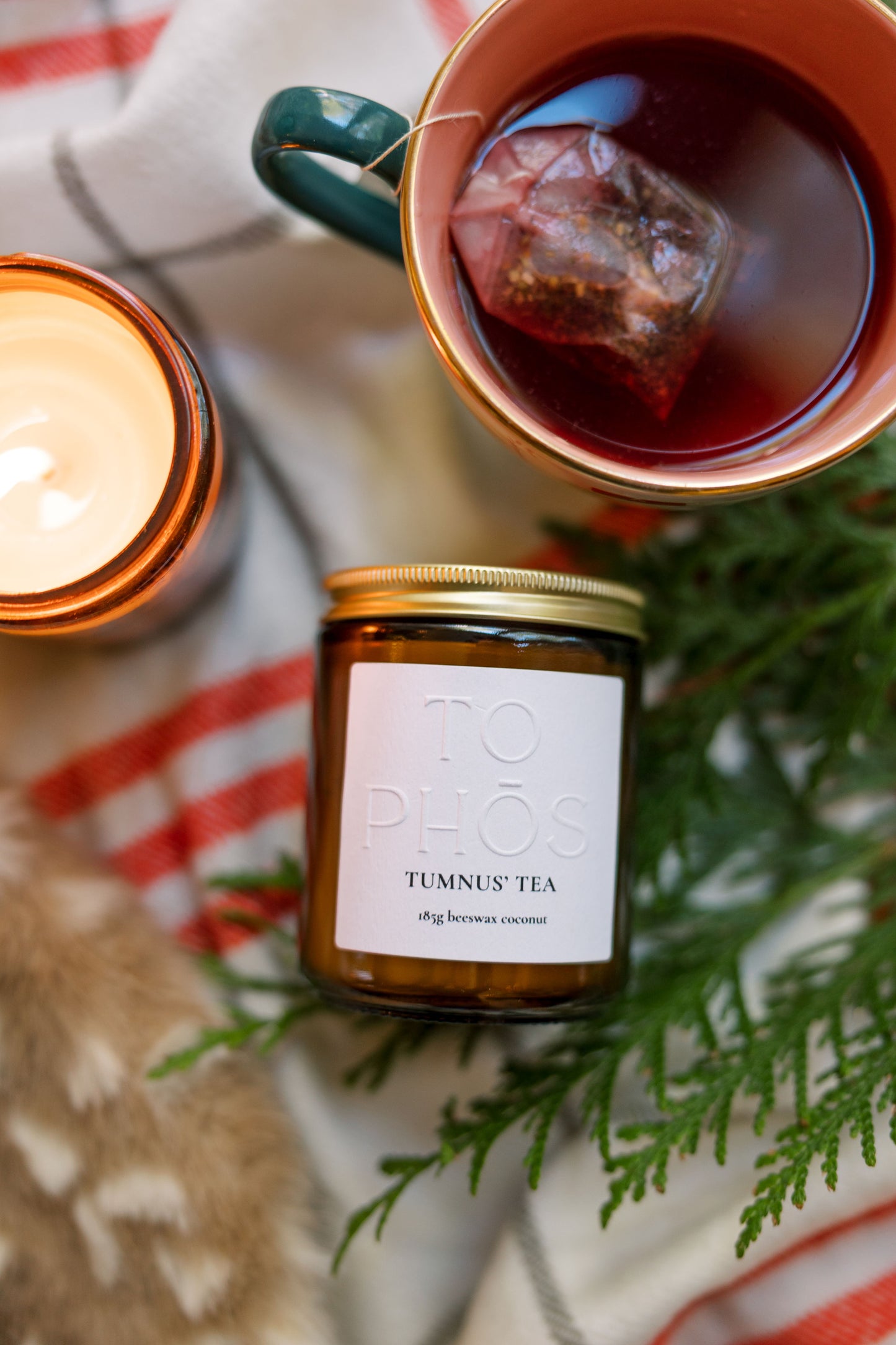 Tumnus’ Tea Beeswax Candle