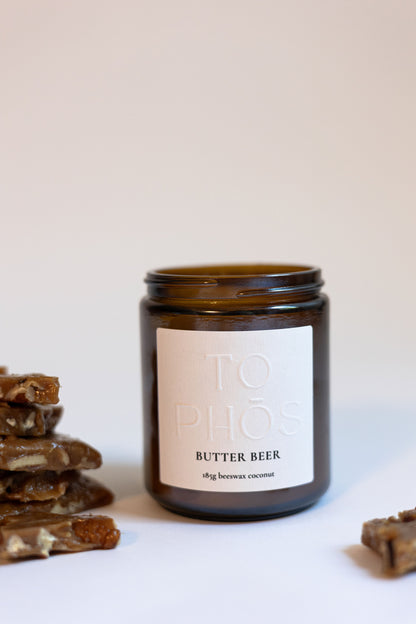 Butter Beer Beeswax Candle