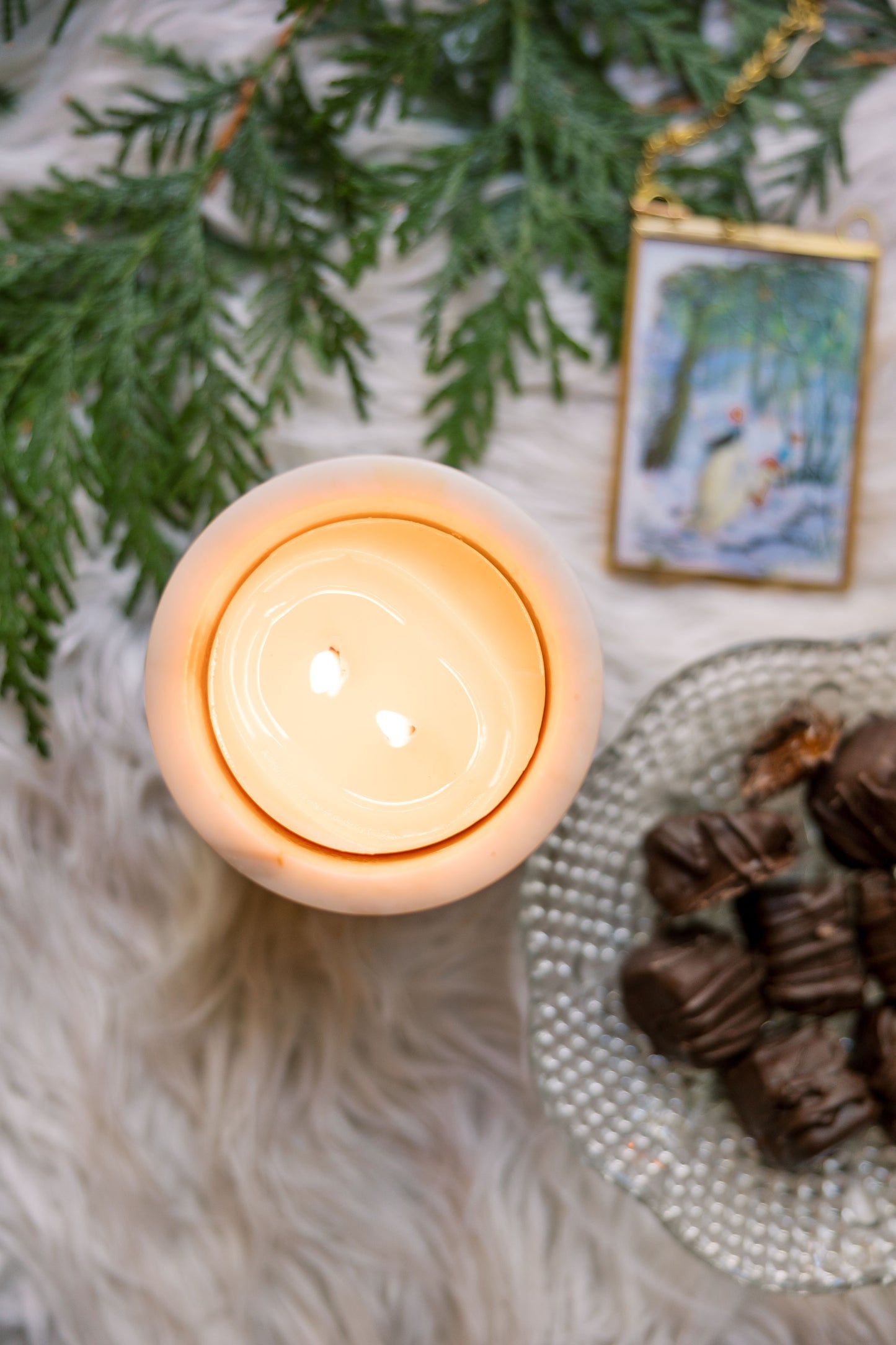 Turkish Delight Beeswax Candle