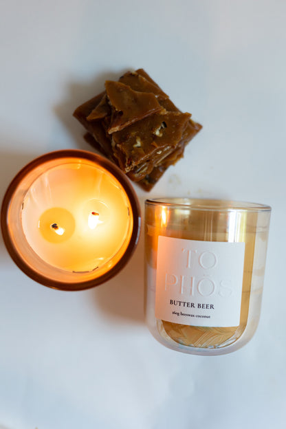 Butter Beer Beeswax Candle