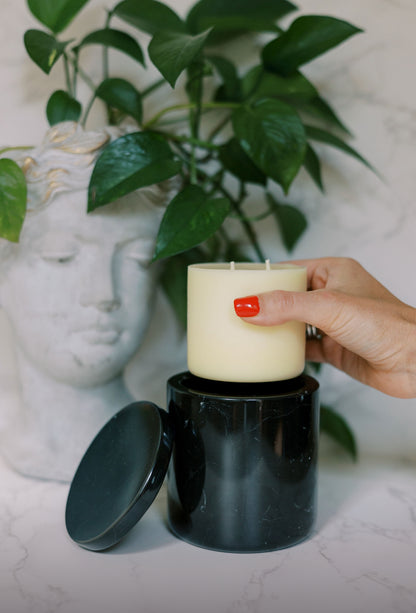 The Refillable Luxe Jar + Candle Set