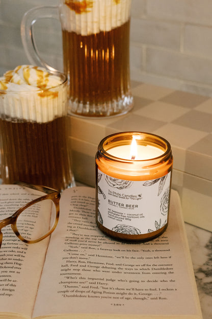 Butter Beer Beeswax Candle